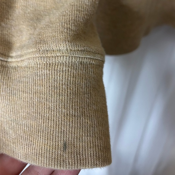 Ralph Lauren Men's Tan Estate-Rib Quarter-Zip Pullover - Picture 7 of 7